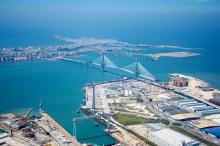 vista puerto Cádiz