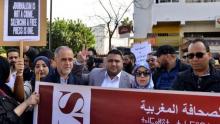 protestas periodistas marroquíes contra la sentencia