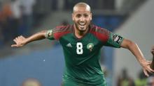 Karim El Ahmadi con la camiseta de Marruecos