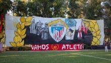 Tifo Siempre Paloma en apoyo al Mogreb Atlético Tetuán