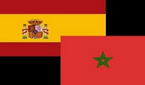 banderas españa-marruecos