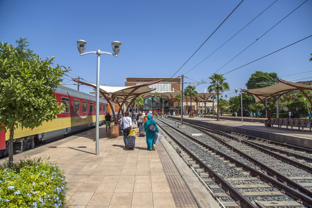 estación tren en Marruecos