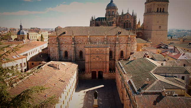 Universidad de Salamanca fachada y vista