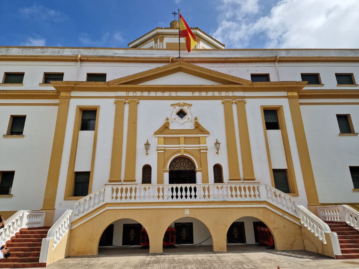 Fachada Hospital español Tánger