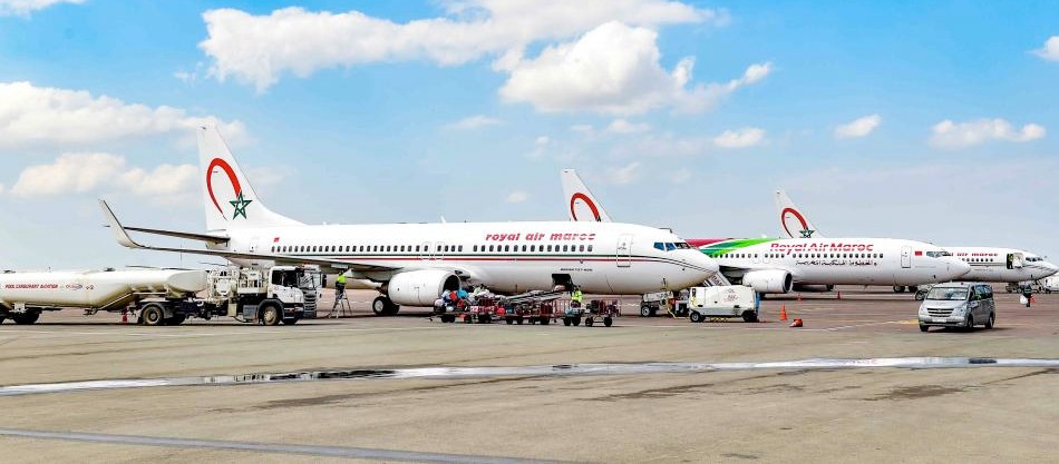 pista con aviones RAM en Tetuán