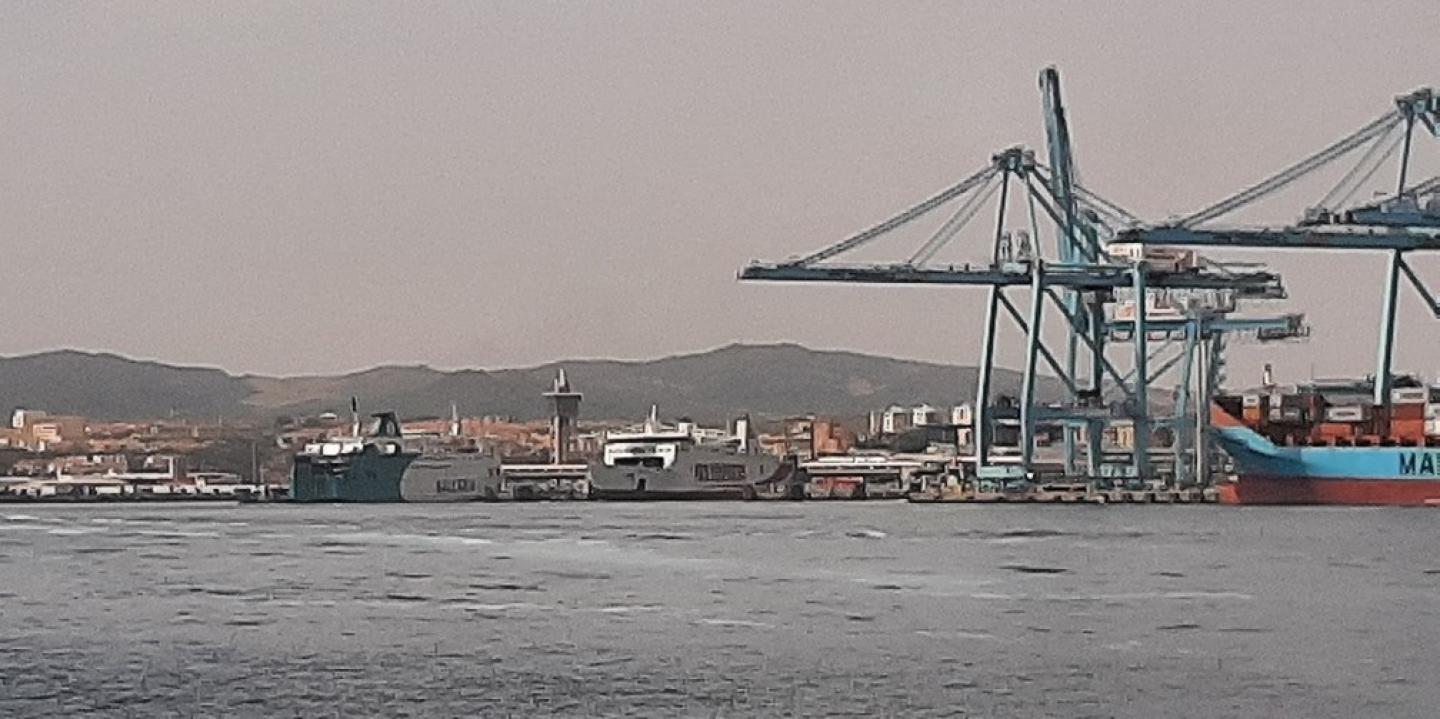 Vista puerto Algeciras