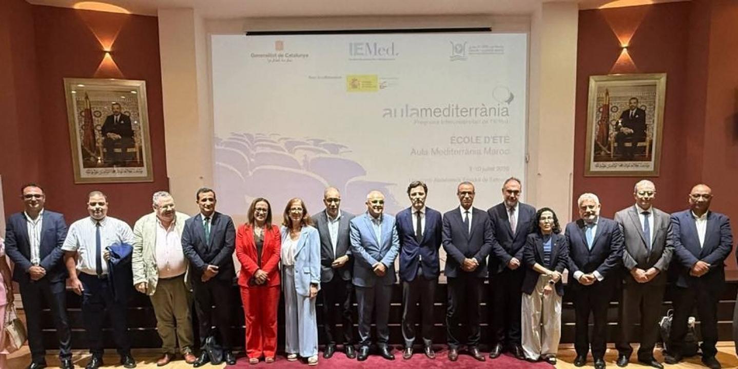 encuentro aula mediterrania en Tetuán