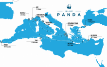 recorrido velero WWF en el Mediterráneo