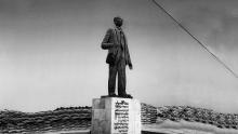 estatua en Basora de Badr Shakir Al Sayyab 