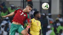 En Nesyri con la selección marroquí