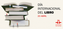 Cartel Dia Libro español Instituto Cervantes 2022