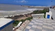 Derrumbe histórico balcón al Atlántico en Larache