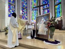 Misa Funeral Papa Francisco en catedral Tánger