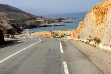 carretera de la muerte N-6 entre Taghassa y Jebha