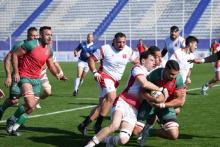 selección rugby Marruecos en un partido