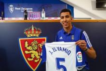 Jawad El Yamiq con el Zaragoza